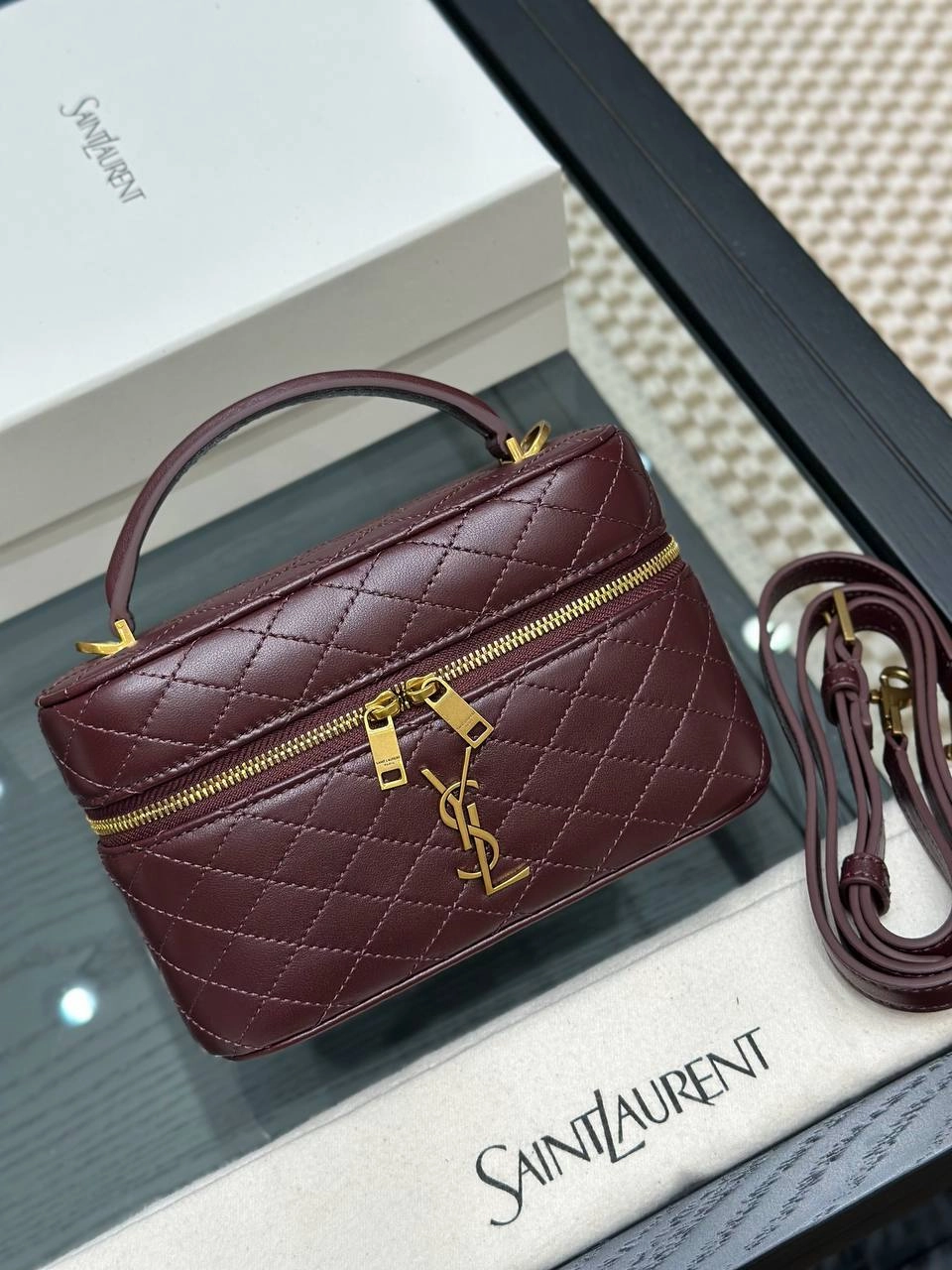 Saint Laurent Vanity Case — evening vanity bag