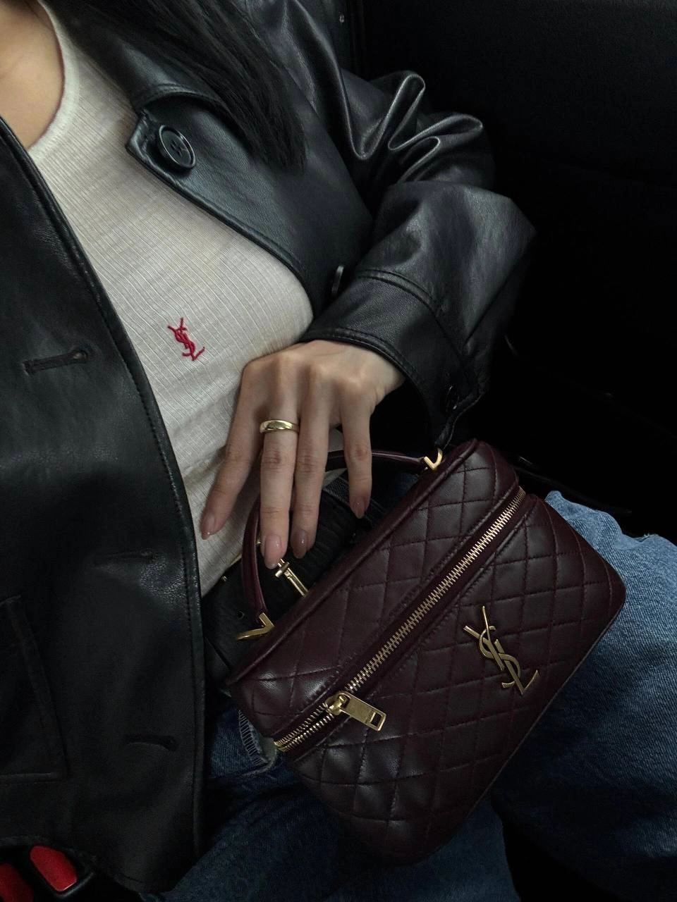 YSL Vanity Case — structured vanity bag